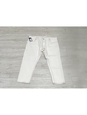 NEW BIG & TALL SLIM FIT Atelier Munro Men's White & Red Jeans SIZE 42X28 $395
